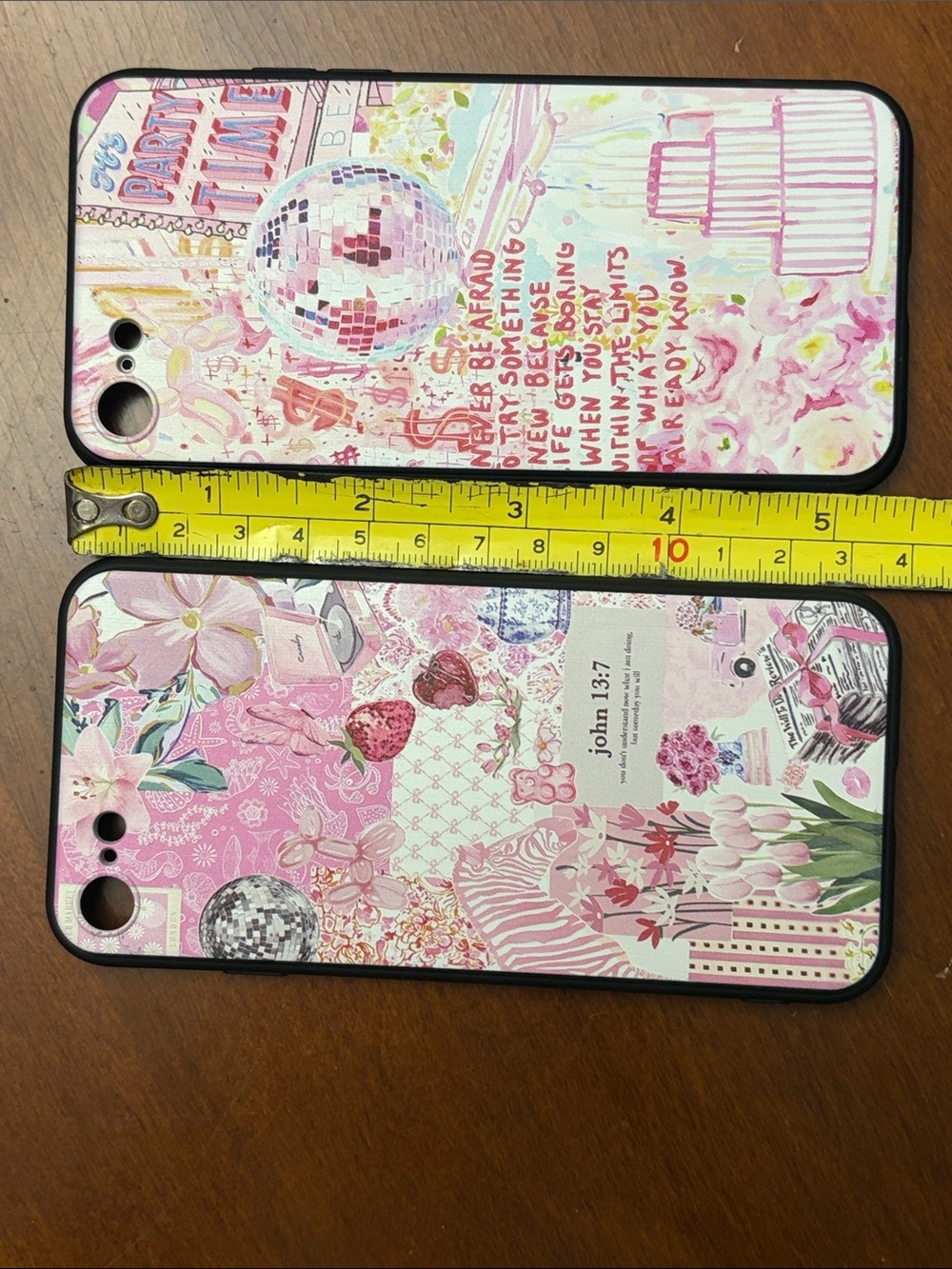 Pink Floral Collage Phone Case - Decorative Protective Cover - Picture 8 of 10